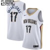 NBA Børn Trøje New Orleans Pelicans jonas valanciunas 17 2022-23 Nike Association Edition Hvid Swingman